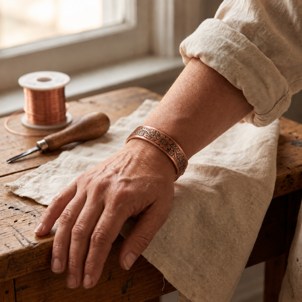 Cinder Copper Bracelet