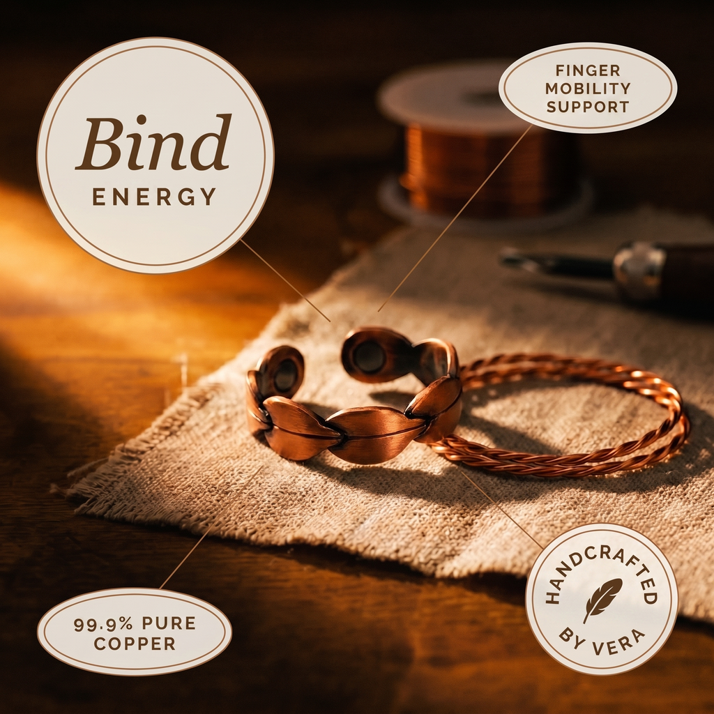 Copper Soul Bind Copper Ring