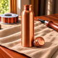 Elegant Pure Copper Water Bottle