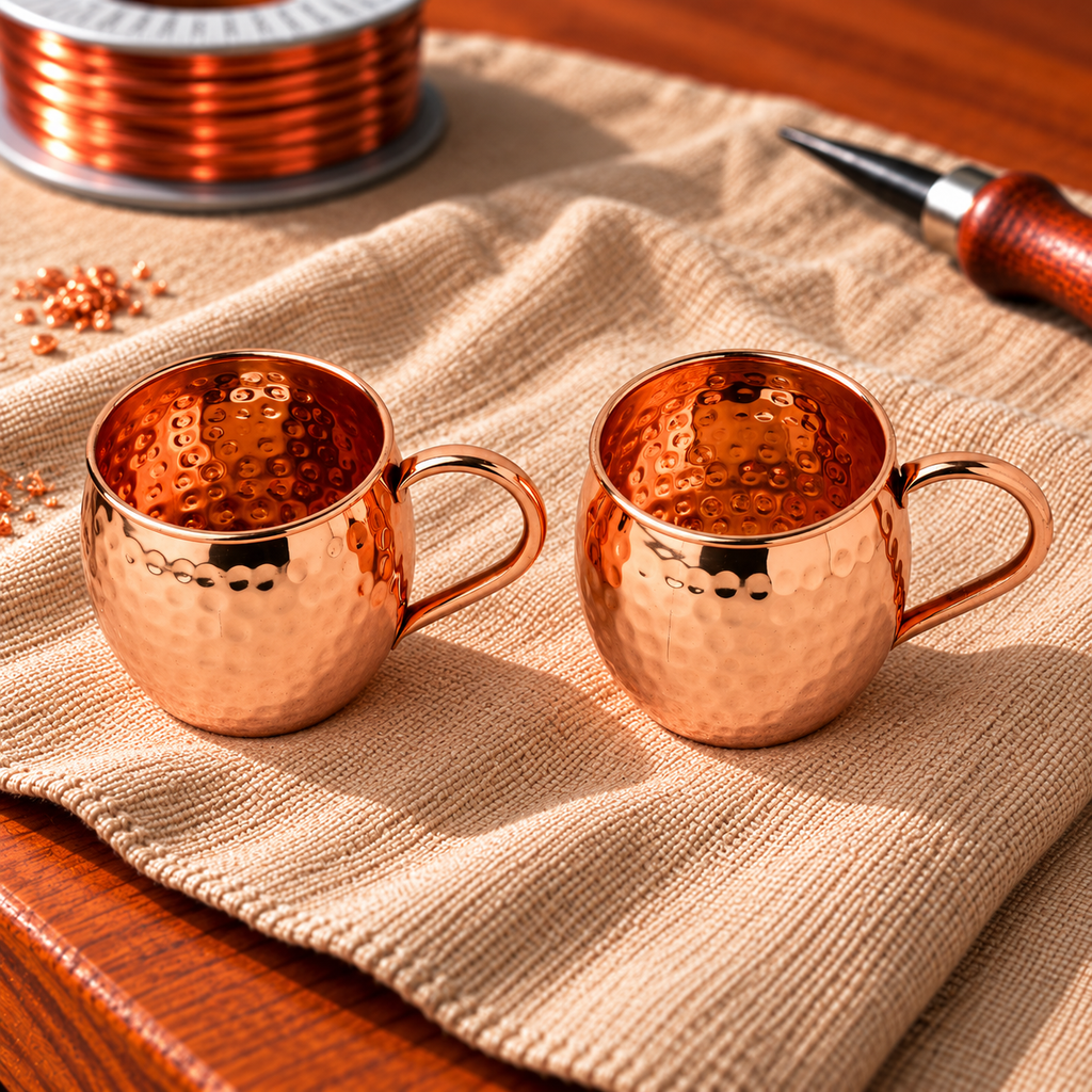 Copper Moscow Mule Mugs – Set of 2
