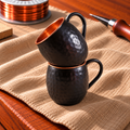 Black Moscow Mule Copper Mugs