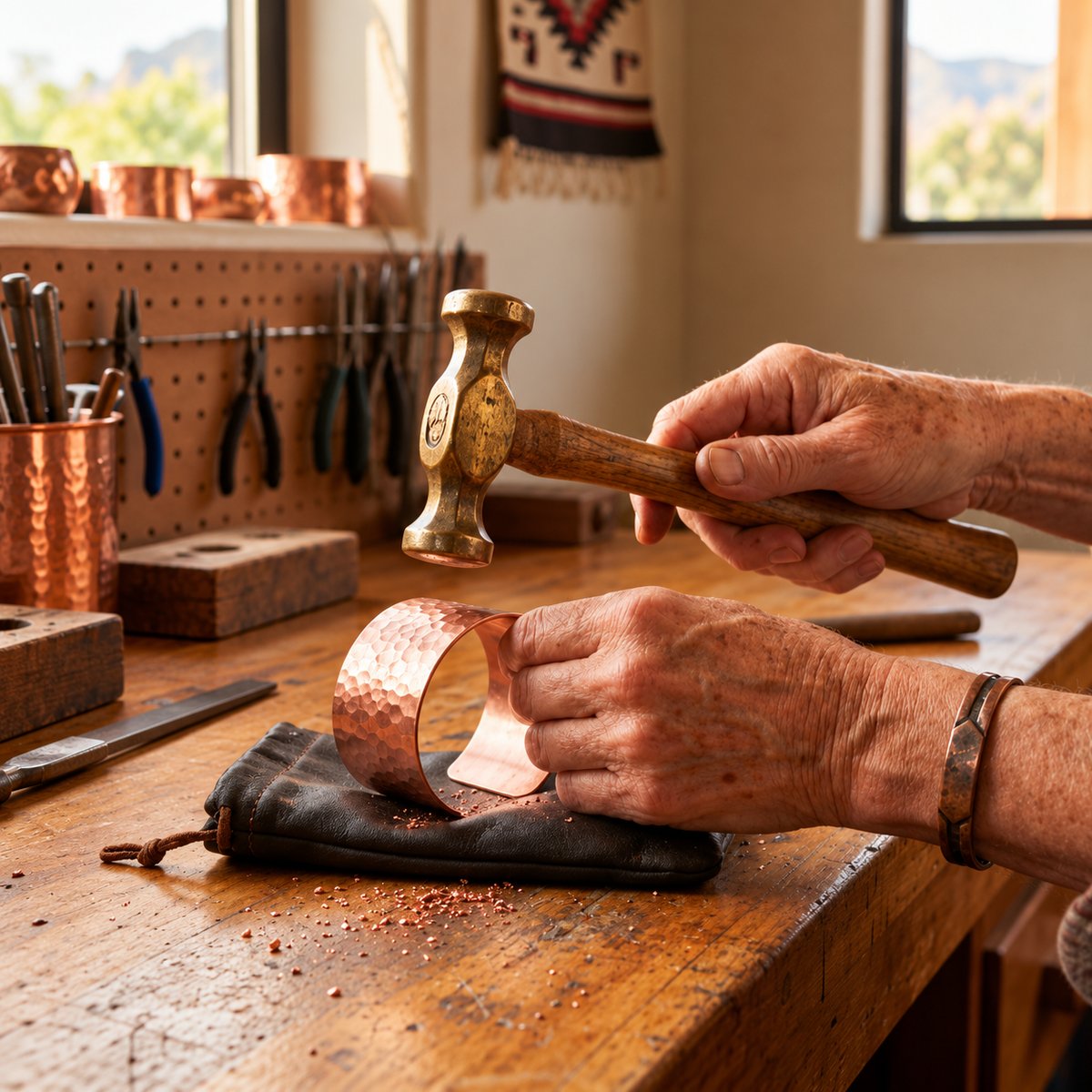 Copper Cup Set