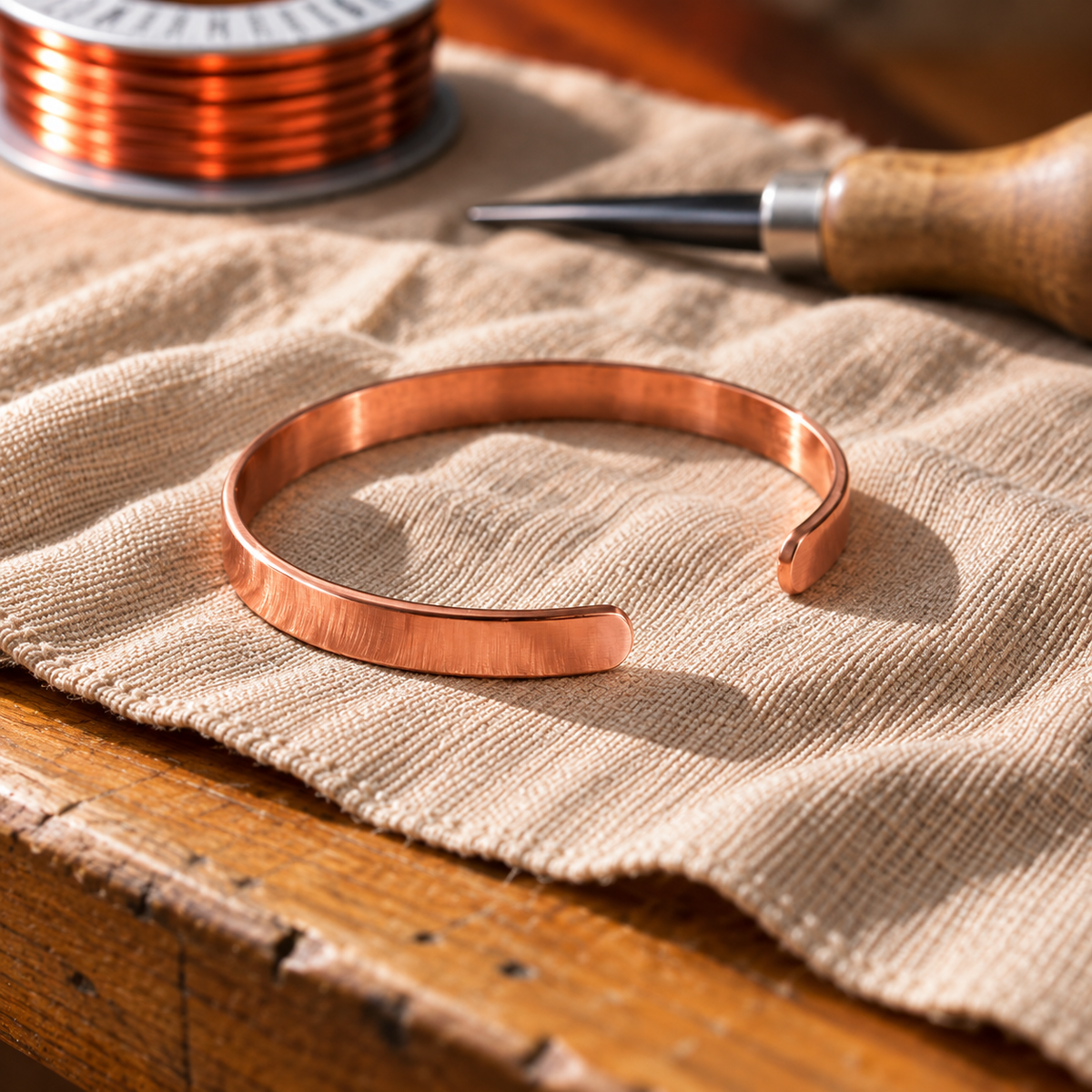 River Copper Bracelet