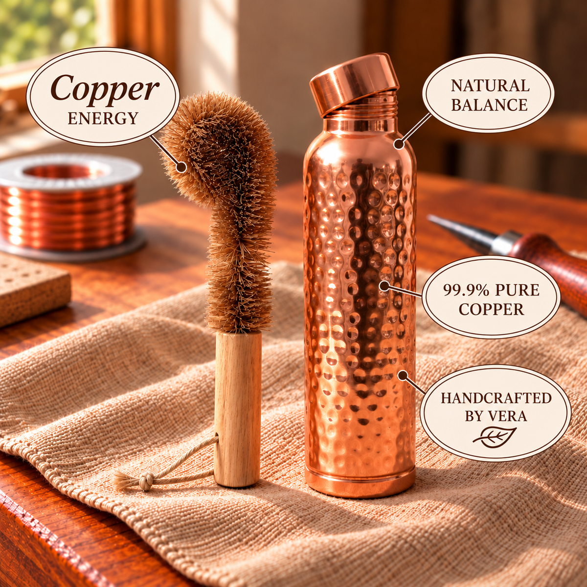 Copper Care Brush