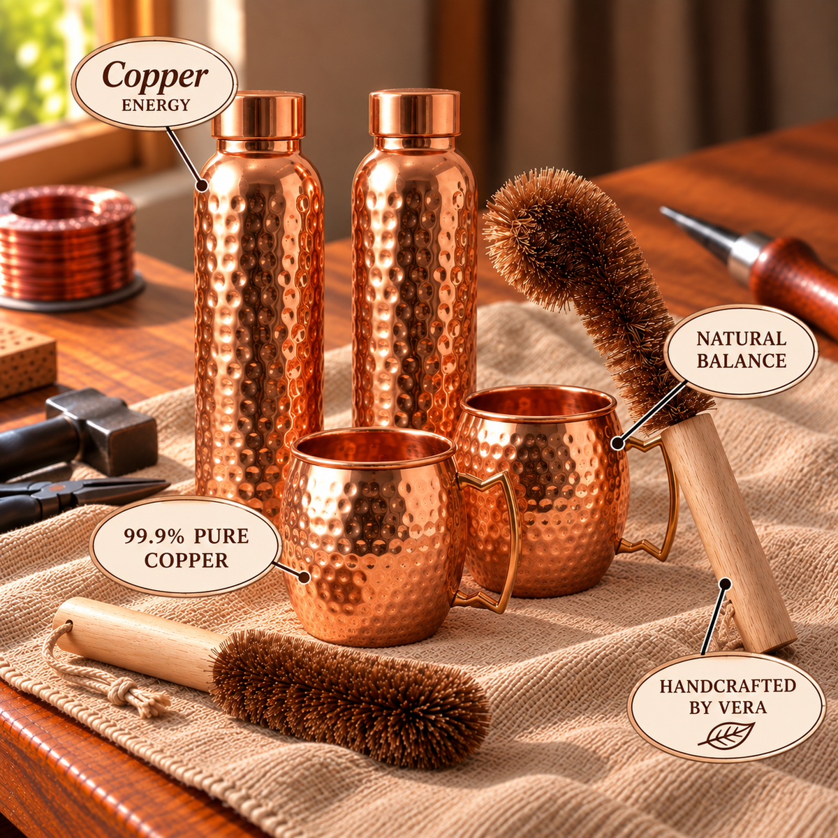 Copper Daily Ritual Set